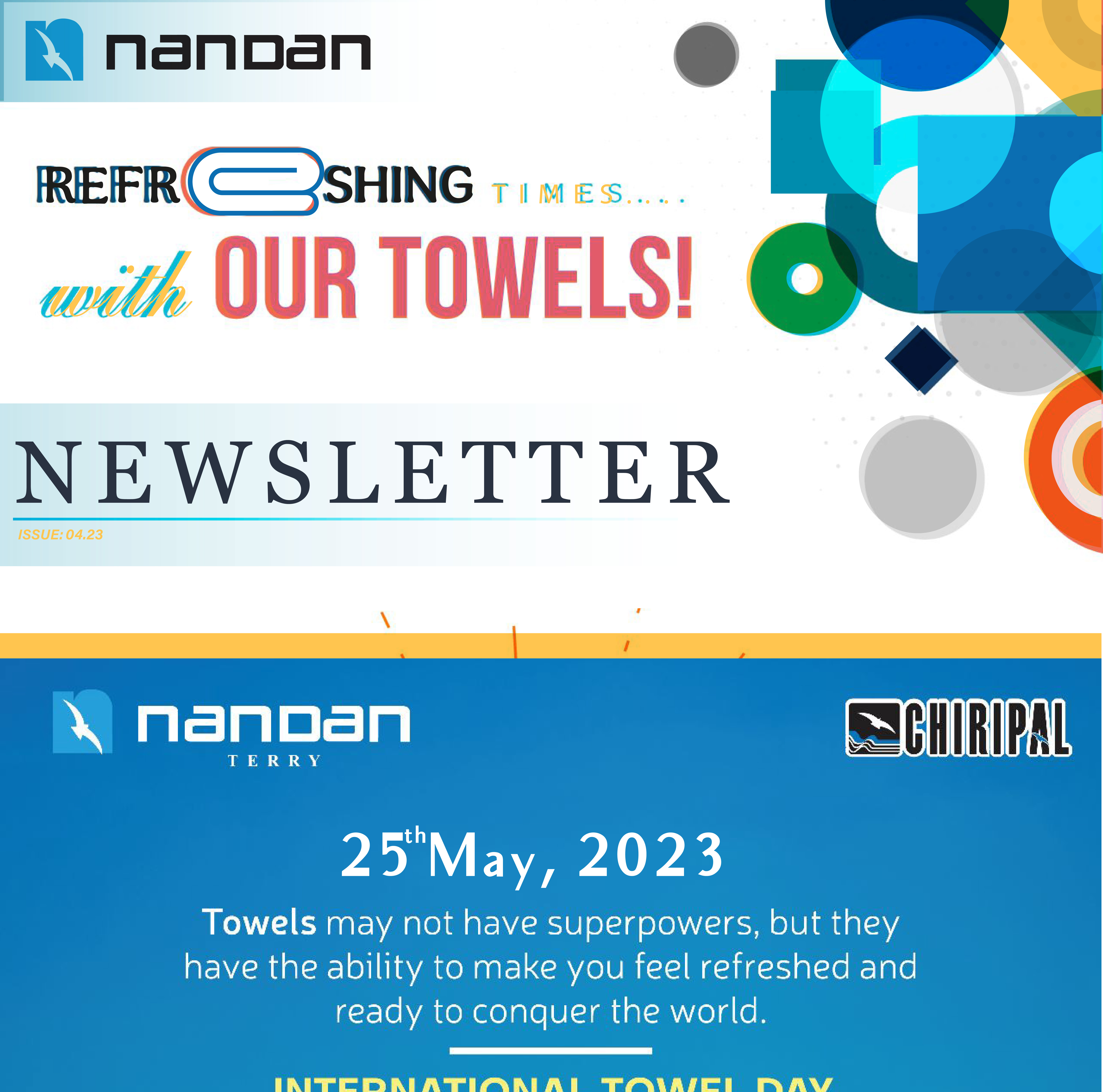 Anti-Bacterial Towels Product Newsletter